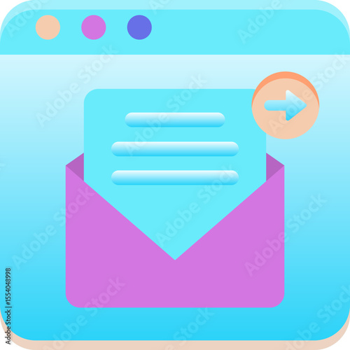 Send Mail Icon – Minimalist Vector Symbol for Email Sending, Messaging, and Communication

