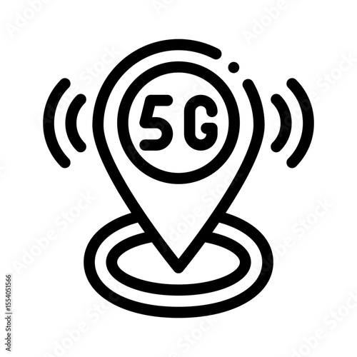 5G network line icon