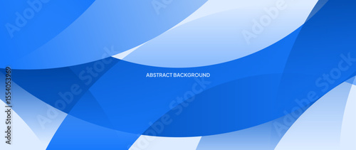 Abstract blue background. With random geometric patterns and curved lines. Beautiful color gradation. Web banner, wallpaper, banner, brochure. Geometric shapes background.	
