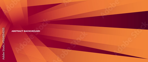 Orange abstract background with bold bold line pattern with subtle color gradation. Perfect design for banner template, wallpaper, brochure, web banner.