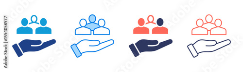 Human Resources icon sheet multiple style collection