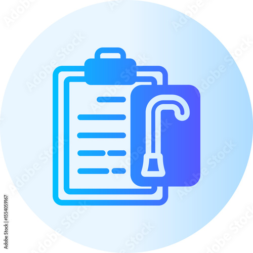 retirement plan gradient icon