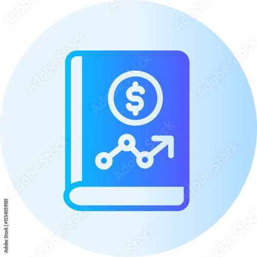 financial gradient icon