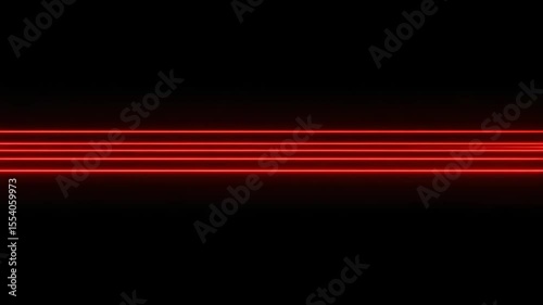 Abstract Red Light Streaks on Black Background Modern Design Element