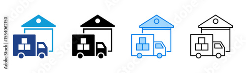 Supplier icon sheet multiple style collection