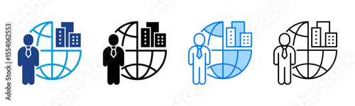 Outsourcing icon sheet multiple style collection
