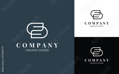 Minimalist letter S logo design for your business. Monogram luxury logo