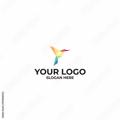 Full Color Simple Bird Logo