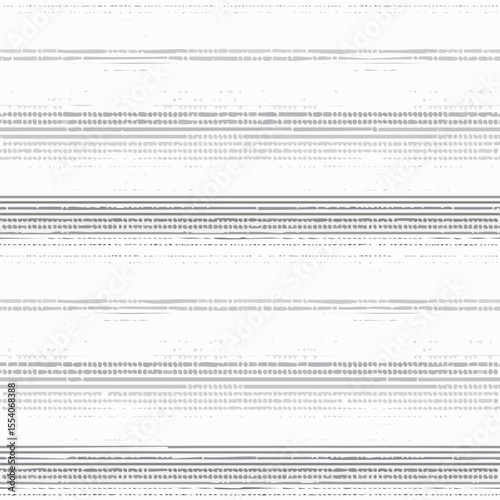 Abstract grey and white horizontal lines and dots pattern background texture