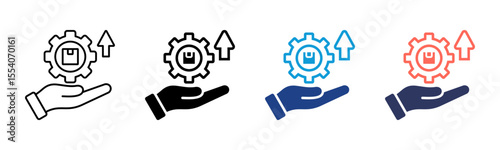 Product Development icon sheet multiple style collection