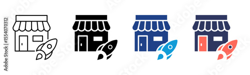 Start Up icon sheet multiple style collection