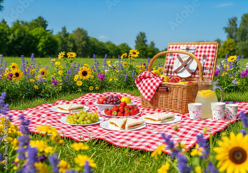 Perfect Picnic Day Sunshine, Fresh Food, and Nature