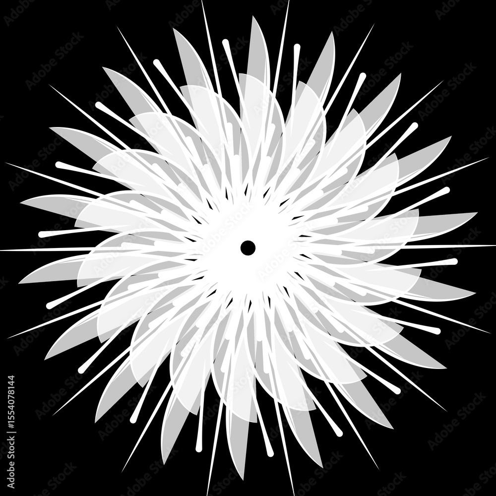 Obraz premium black and white abstract background