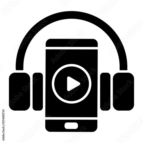 audiobook Solid icon
