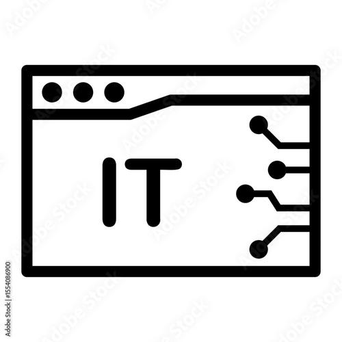 it service Line Icon