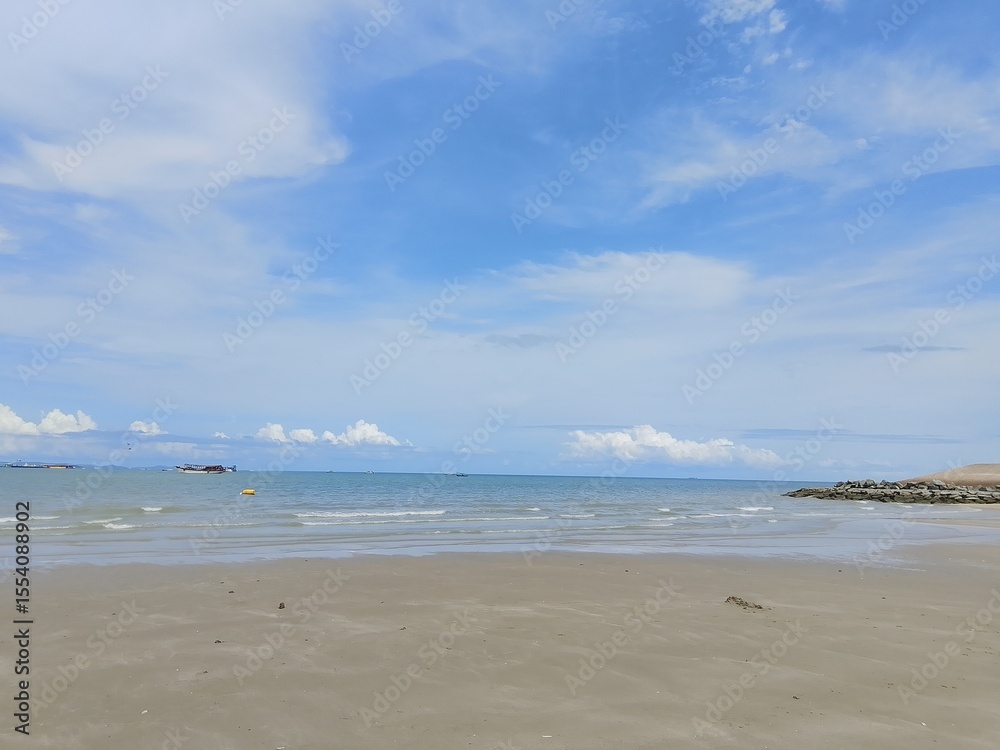 Fototapeta premium Sea, sandy beach, nature