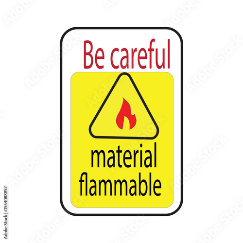Explosive material warning signs vector illustration provide information to workers or the public about the potential danger of explosive materials in a work area.