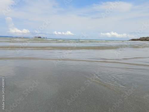 Sea, sandy beach, nature