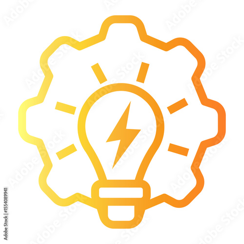 solution Line Gradient Icon