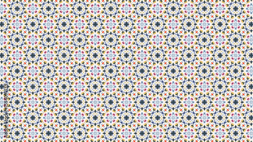 Modern floral authentic Seamless Pattern for home textile and fashion.