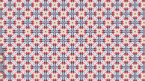 Modern floral authentic Seamless Pattern for home textile and fashion.