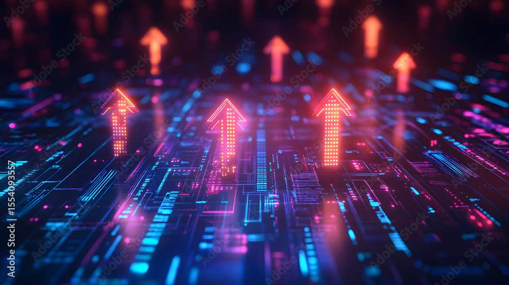 Fototapeta premium Illustration Representing App Modernization Concept with Transformation of Legacy Software into Modern, Efficient Applications Symbolizing Enhanced Performance, Innovation, and Business Grow30716407 1