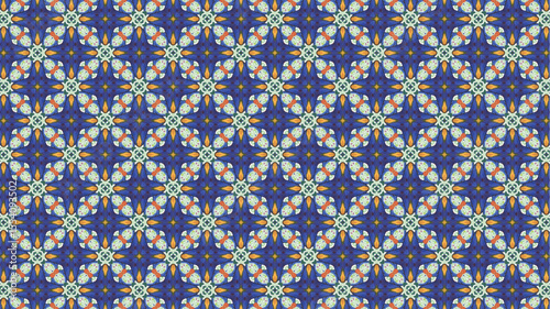 Modern floral authentic Seamless Pattern for home textile and fashion.