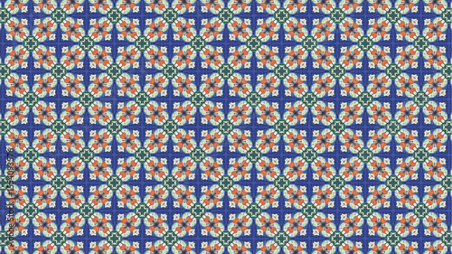 Modern floral authentic Seamless Pattern for home textile and fashion.