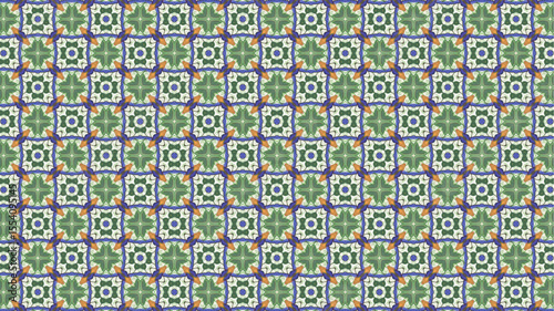 Modern floral authentic Seamless Pattern for home textile and fashion.