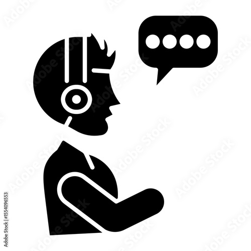 live chat Solid icon