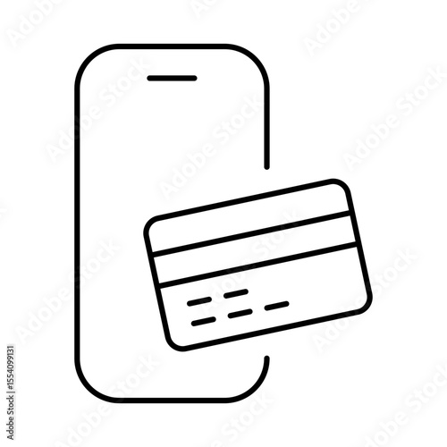 Smartphone Line Editable Stroke Icon. Mobile Phone Functions, Settings, Technology, Apps, Security, Shopping, Mobile Wallet, Marketing, Promotion, Communication Vector Illustration