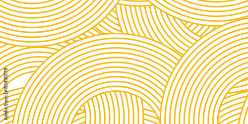Pasta background, spaghetti abstract geometric pattern. Macaroni yellow poster. eps10 illustration.