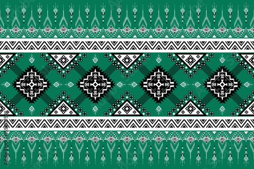 Ethnic geometric pattern seamless