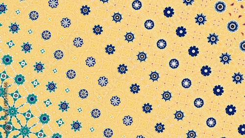 Floral abstract seamless pattern design forhome textile and fashion.