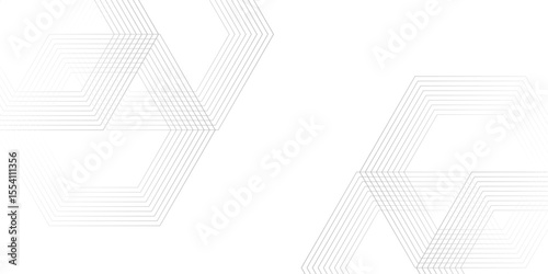 Abstract gradient background with hexagons shape stock line texture and seamless pattern. Modern pattern elegant simple style digital line technology concept template background, vector illustration.	