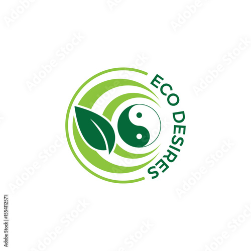 Balanced and symbolic Yin-Yang logo design representing harmony, duality, and unity. Perfect for wellness brands, holistic health, yoga studios, and spiritual lifestyle businesses.
