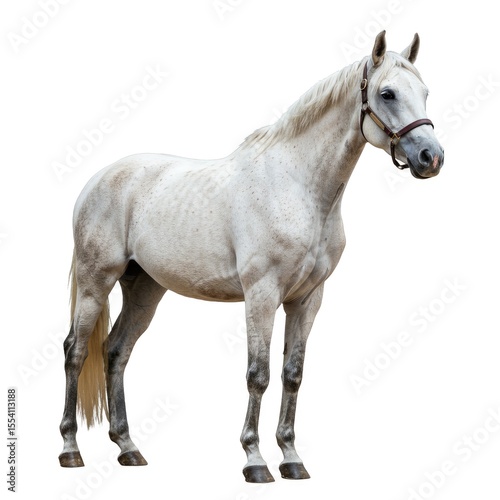 horse isolated on white background