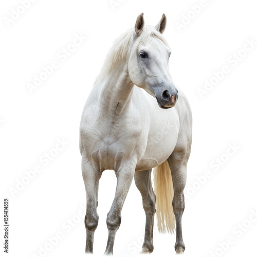 horse isolated on white background