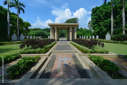 Charming neighborhood park nestled within a vibrant residential community, perfect for families and outdoor activities. ,Serene Pathway Surrounded by Lush Greenery and Elegant Architecture

