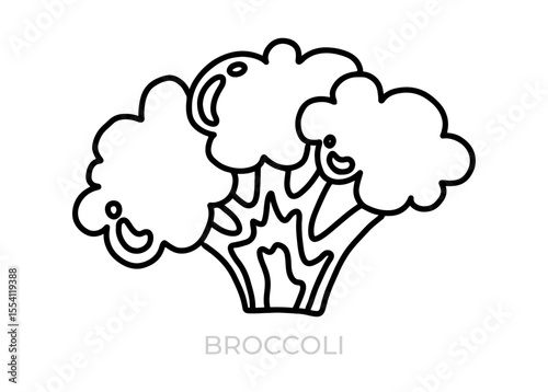 vector illustration of cauliflower icon