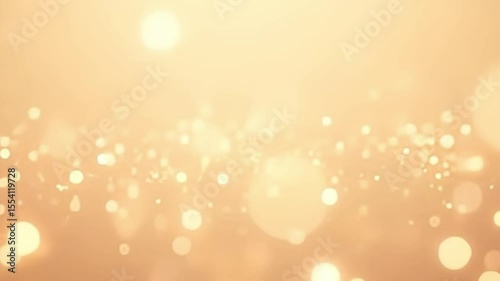 Soft warm background cream bokeh lights high detail particles seamless abstract overlay

