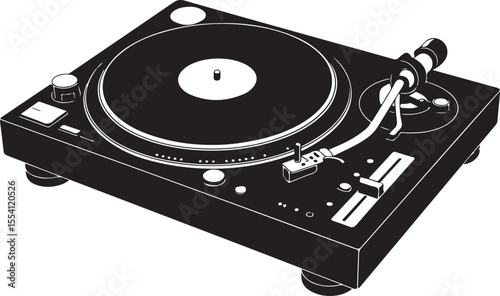 gas burner silhouette with flame and cooking surface, black and white vector illustration