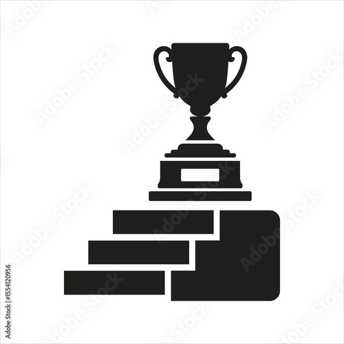 Trophy icon. Goal, Gold cup icon