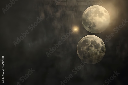 Full moon in the sky at night with clouds, Beauty full moon shiny cloudy full moon background, full moon in the sky



