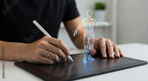 businessman working with digital tablet