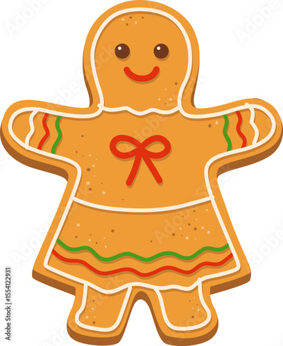 hristmas Gingerbread Girl Cookie

