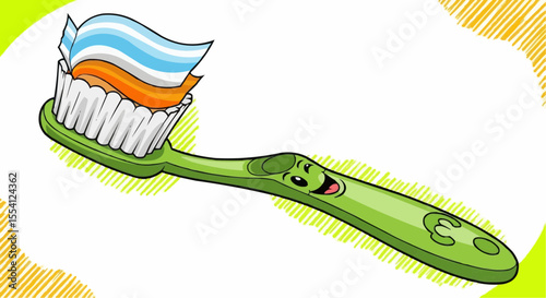 toothbrush and toothpaste