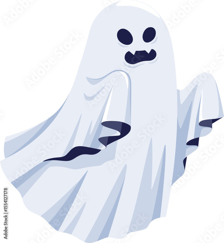 Scary Ghost Halloween Character

