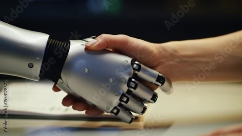 Human and Robot Handshake: Partnership and Future Technology Integration
