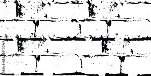 Vintage monochrome black and white grunge texture. The pattern of ink spots, splashe, Destroyed crumbled plaster on aged painted brushed surface. Shabby exterior city putty. Rough grunge chipped edges